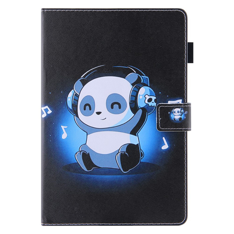 iPad Mini 6 (2021) Custodia Panda con cuffie