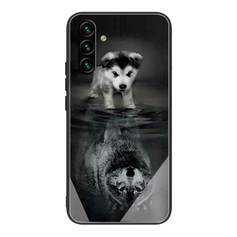 Samsung Galaxy A13 5G / A04s Custodia in vetro temperato Puppy Dream