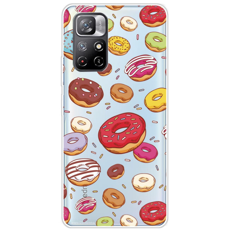 Poco M4 Pro 5G Custodia Love Donuts