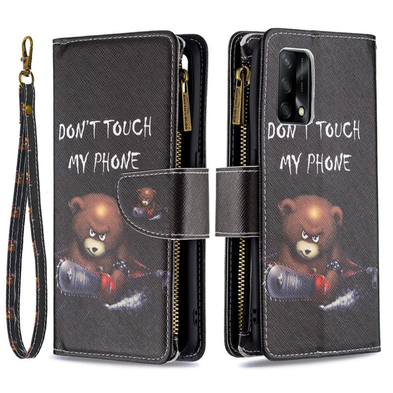 Custodia Oppo A74 4G Zipped Pocket Bear