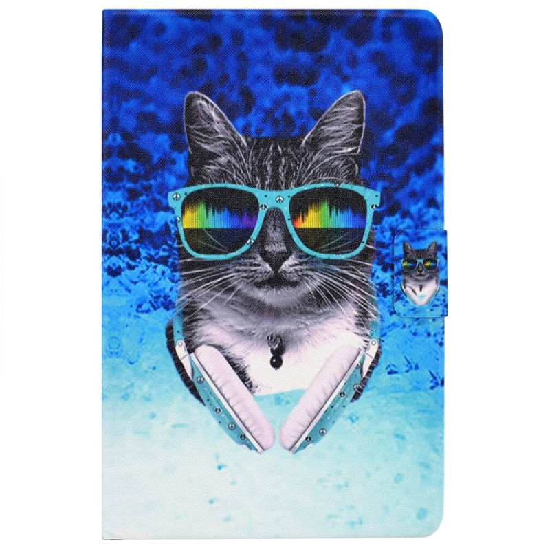 Custodia per Samsung Galaxy Tab A8 (2021) Disco Cat