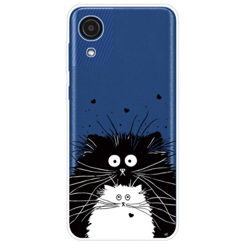 Caso Samsung Galaxy A03 Core Guarda i gatti