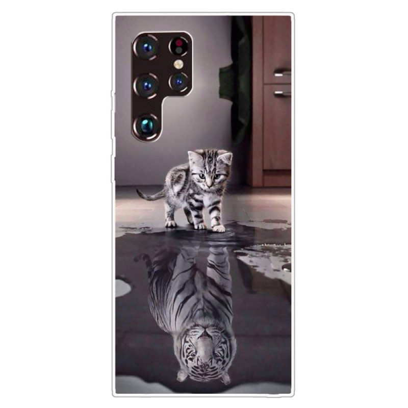 Custodia per Samsung Galaxy S22 Ultra 5G Ernest the Tiger