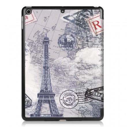Custodia smart per iPad 9,7 pollici 2017 Torre Eiffel Retro