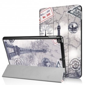 Custodia smart per iPad 9,7 pollici 2017 Torre Eiffel Retro
