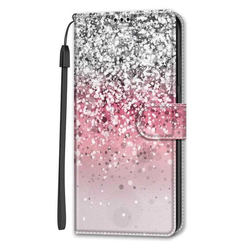 Custodia Samsung Galaxy S22 Ultra 5G Glitter con cinturino