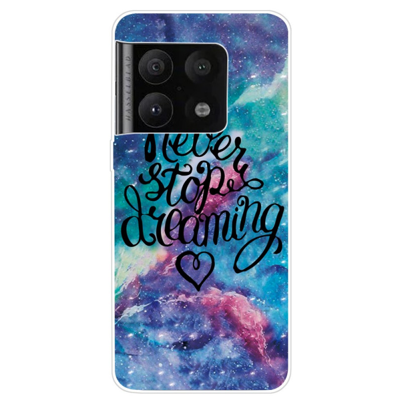 Custodia colorata OnePlus 10 Pro 5G Never Stop Dreaming