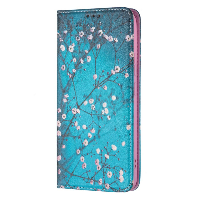 Flip Cover Samsung Galaxy S22 Plus 5G Rami Fioriti