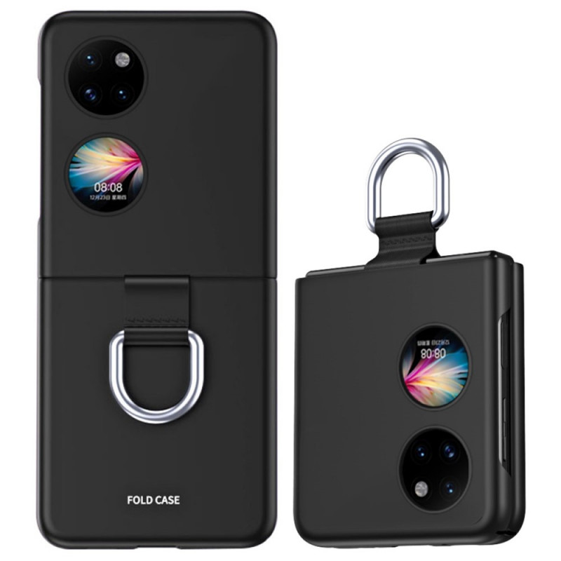 Huawei P50 Pocket Custodia Skin-Touch con anello