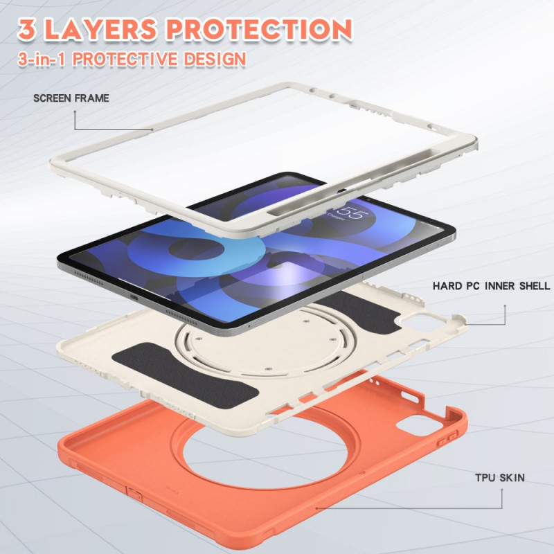 Coque iPad Pro 12.9 Ultra Résistante Anneau-Support Rotatif - Ma Coque