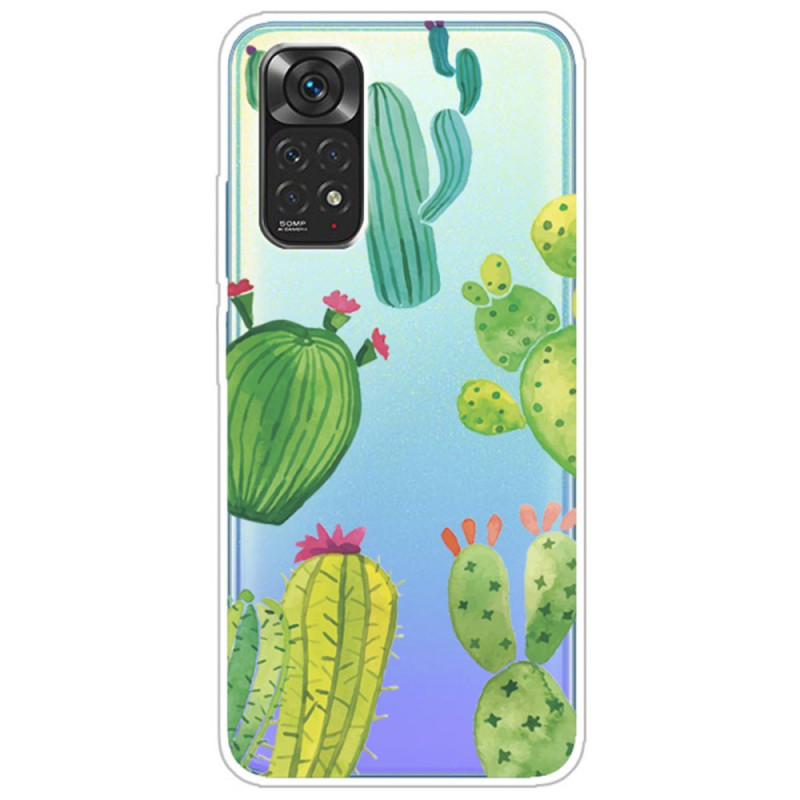 Xiaomi Redmi Note 11 / 11s Custodia Cactus acquerello