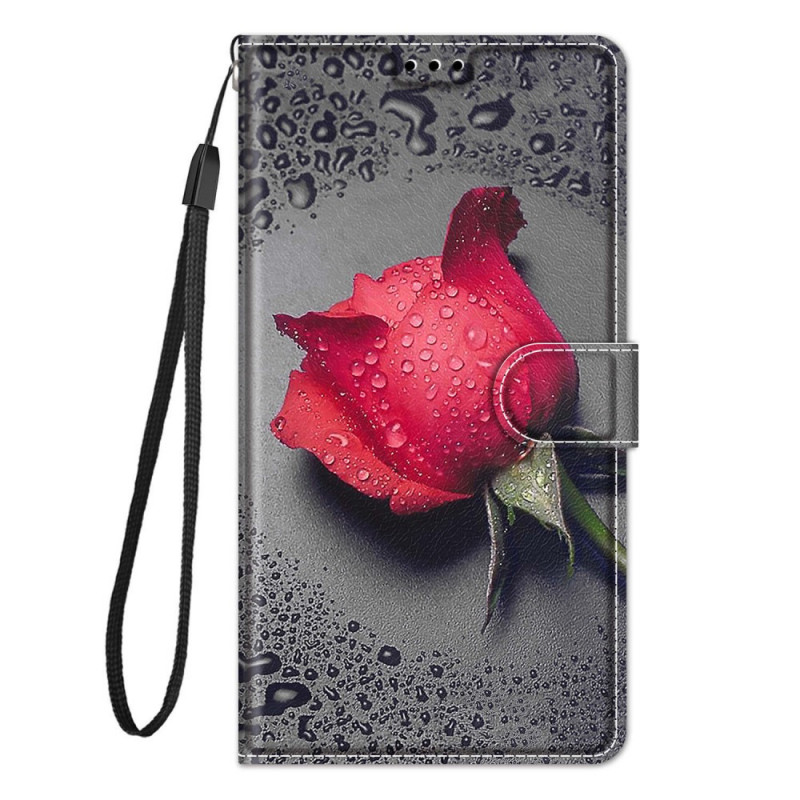 Xiaomi Redmi Note 10 Pro Custodia rosa con cinturino