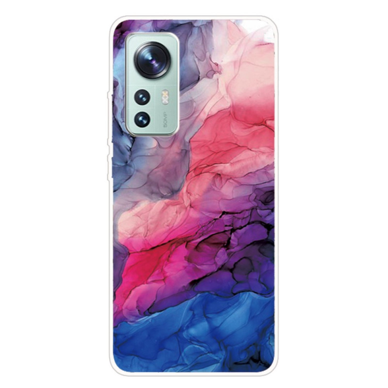 Xiaomi 12 / 12X / 12S Custodia in silicone Marmo