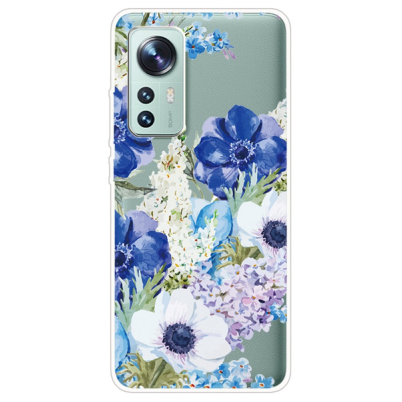 Xiaomi 12 / 12X / 12S Custodia con fiori incantati
