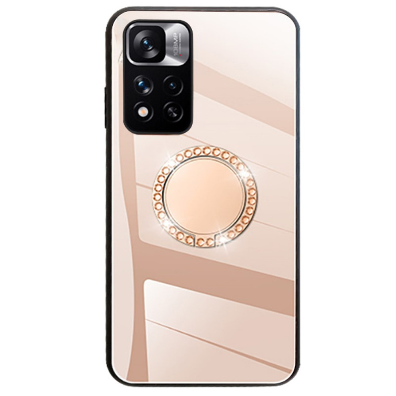 Coque Xiaomi Redmi Note 11 Pro Plus 5G Miroir avec Anneau Rotatif