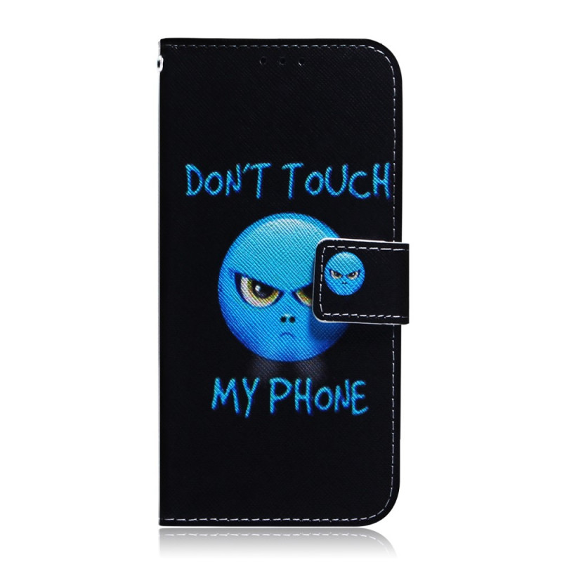 Samsung Galaxy M52 5G Custodia Non toccare il mio telefono blu