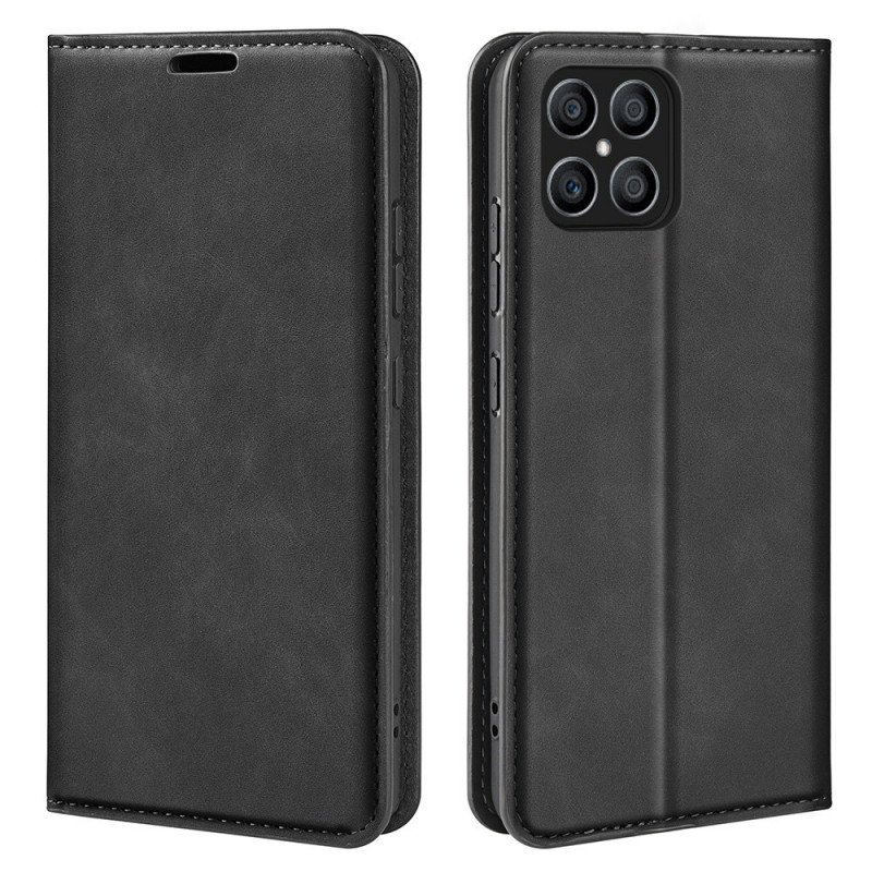 Flip Cover Honor X8 effetto pelle-touch Dain