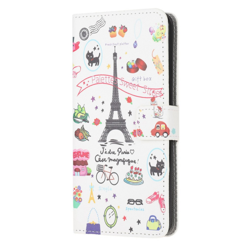 Samsung Galaxy M53 5G Custodia I Love Paris