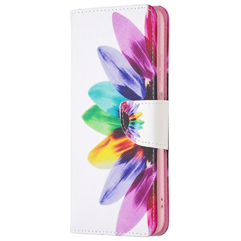 Samsung Galaxy M53 5G Custodia con fiori acquerello
