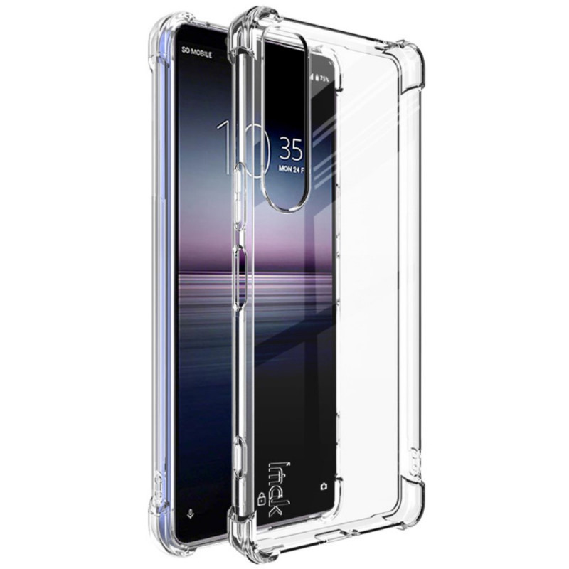 Sony Xperia 1 IV Custodia trasparente con pellicola per schermo IMAK
