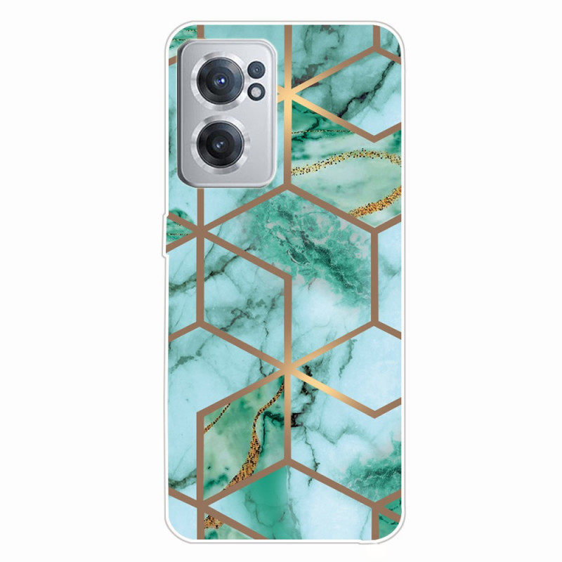 OnePlus Nord CE 2 5G Marble Case Emerald