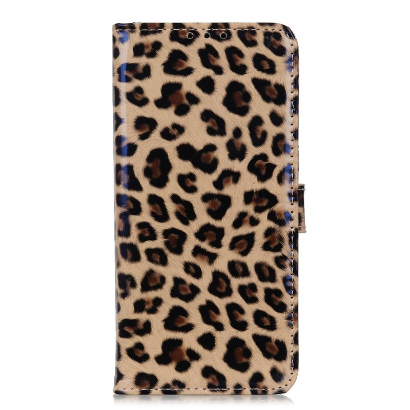 Sony Xperia 10 IV Custodia effetto pelle di leopardo