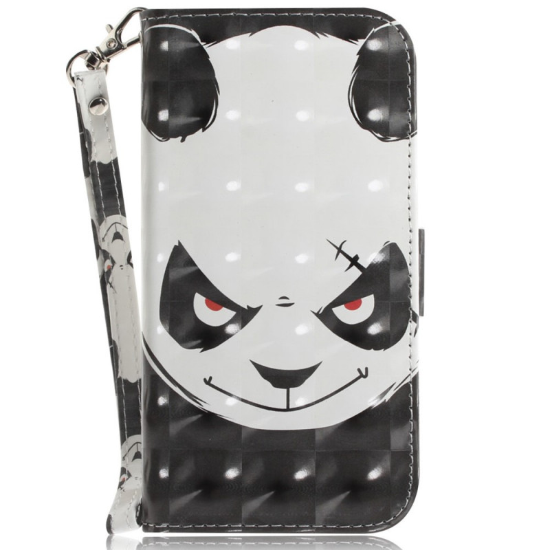 OnePlus 10 Pro 5G Custodia con cinturino per panda arrabbiato