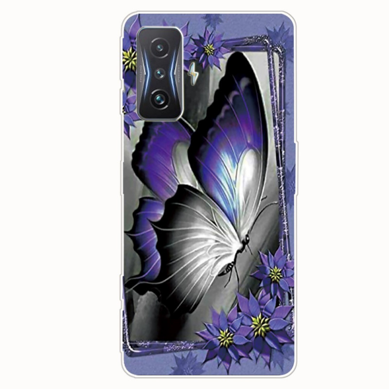 Copertura Poco F4 GT Butterfly Purple
