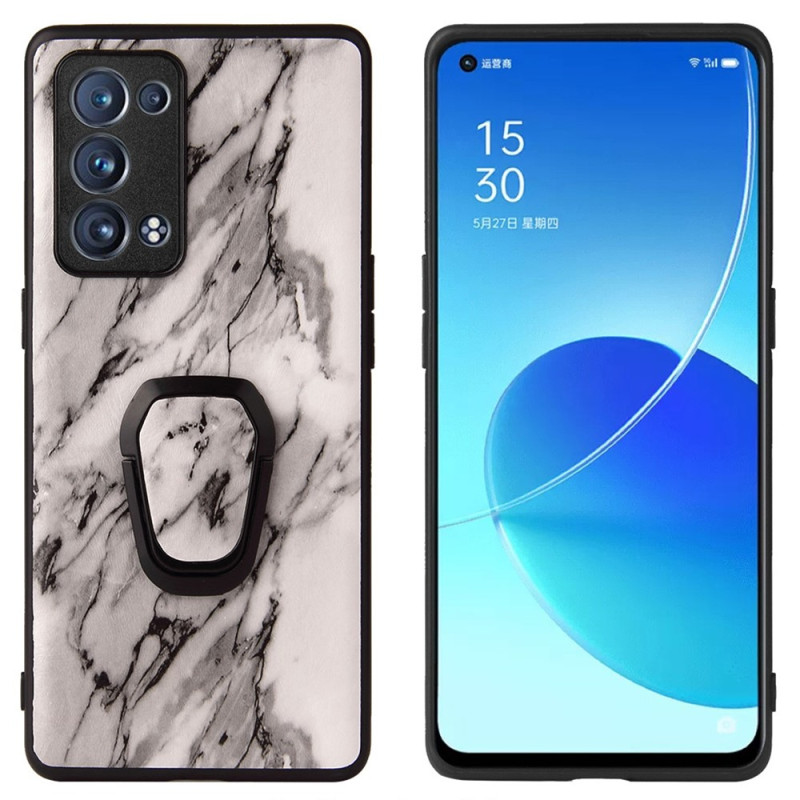 Oppo Reno 6 Pro 5G Custodia con motivi ad anello e animali di tendenza