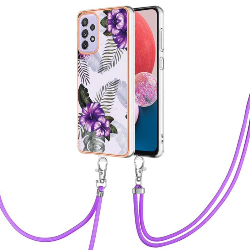 Custodia per Samsung Galaxy A13 Flower String