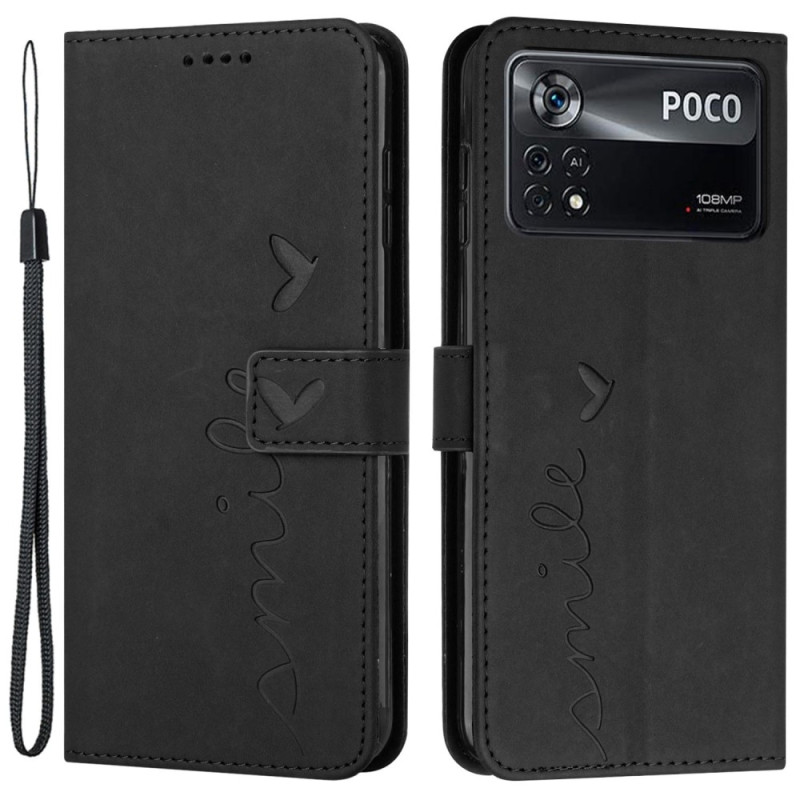 Poco X4 Pro 5G Custodia Smile Strap