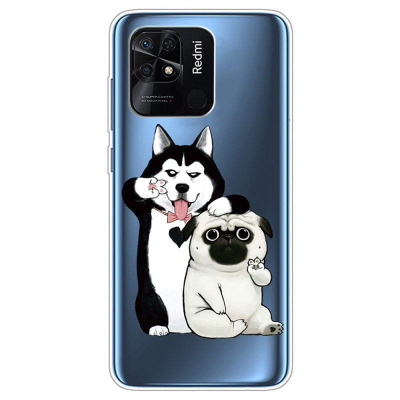 Xiaomi Redmi 10C Custodia Funny Dogs