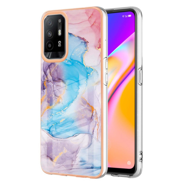 Oppo A94 5G Marble Shell Pastello