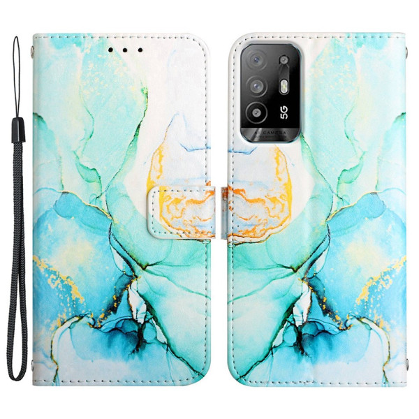 Oppo A94 5G Custodia marmocon cinturino