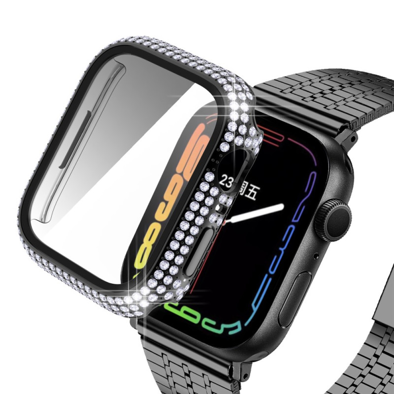 Apple Watch Series 7 41 mm Custodia con diamanti