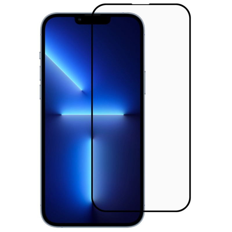 Proteggi schermo in vetro temperato nero Contour iPhone 14 Pro Max