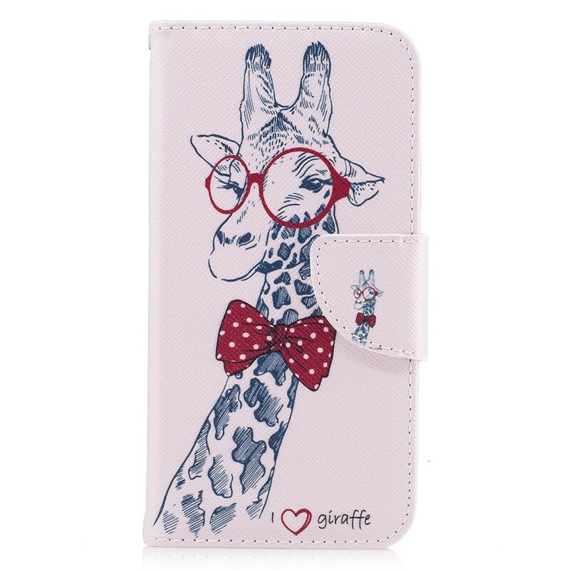 Custodia iPhone X Giraffe Intello