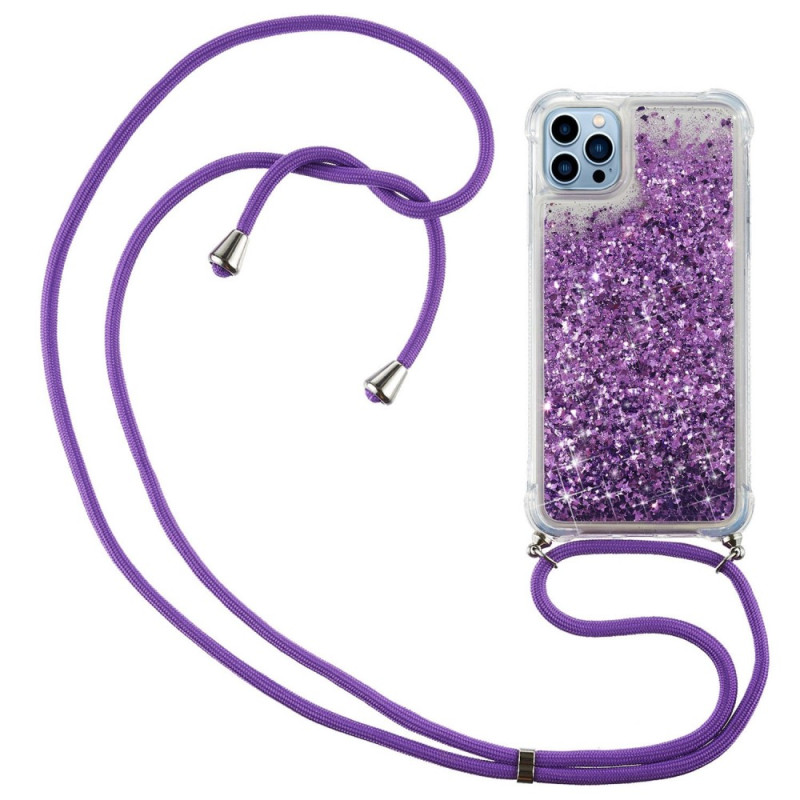 Custodia iPhone 14 Pro Glitter Design String
