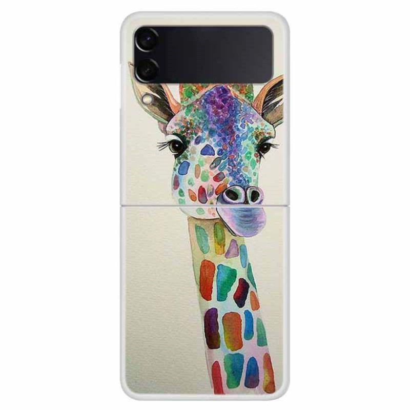 Samsung Galaxy Z Flip 4 Giraffe Custodia colorata