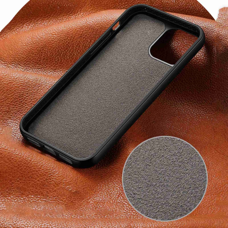 Made in Italy in vera pelle cover protettiva custodia iPhone 15 14