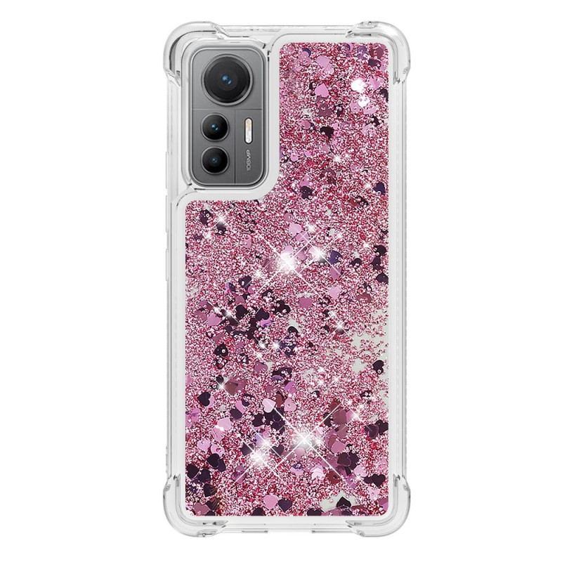 Xiaomi 12 Lite Custodia glitterata colorata