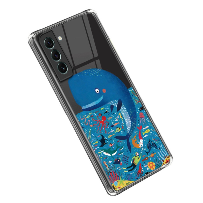 Custodia Samsung Galaxy S23 5G Clear Whale