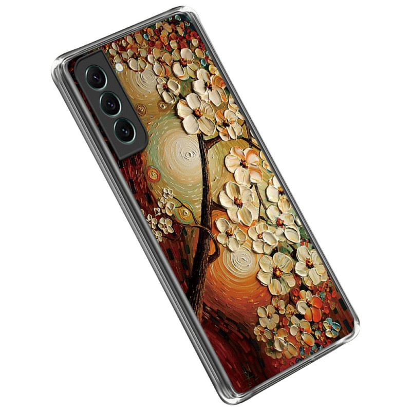 Samsung Galaxy S23 5G Custodia flessibile a fiori