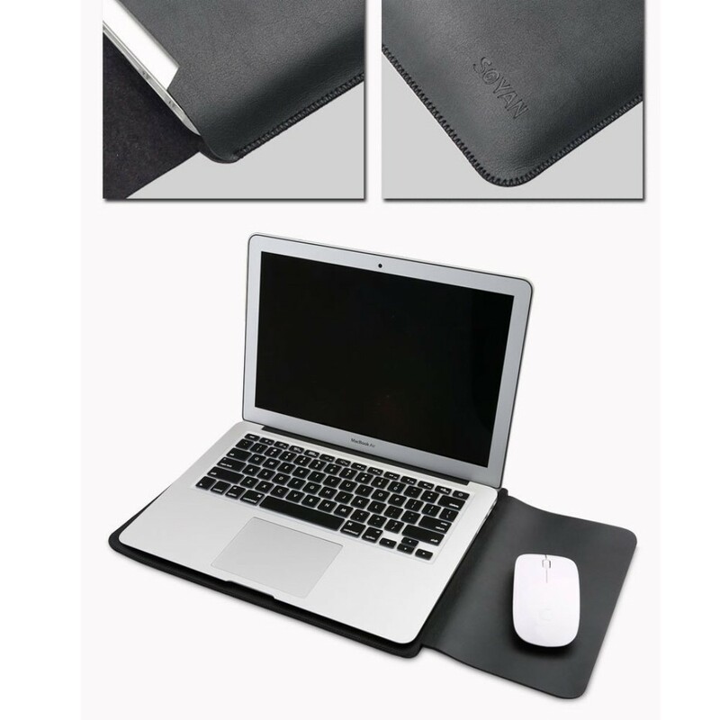Custodia in similpelle per MacBook 12 pollici Chiusura magnetica