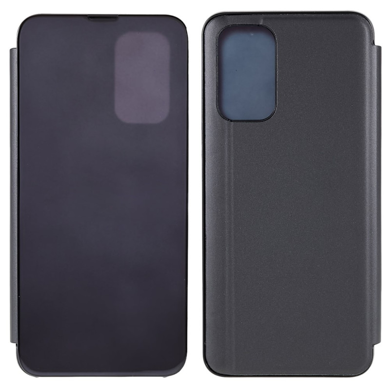 Cover Oppo A54 5G / A74 5G effetto specchio e pelle