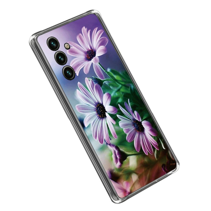 Samsung Galaxy A14 5G / A14 Custodia in silicone floreale