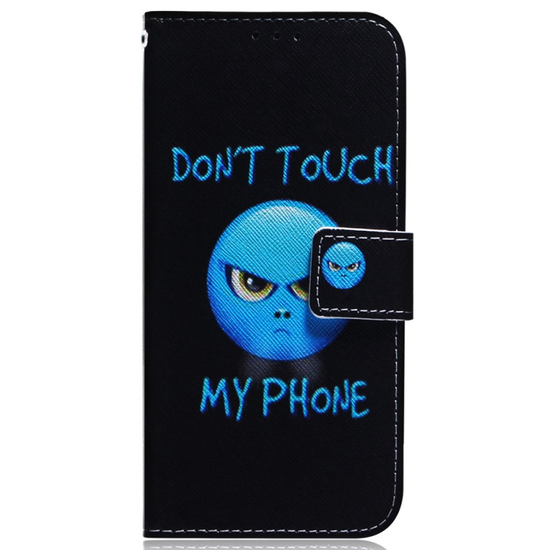 Samsung Galaxy A54 5G Emoji Case Non toccare il mio telefono