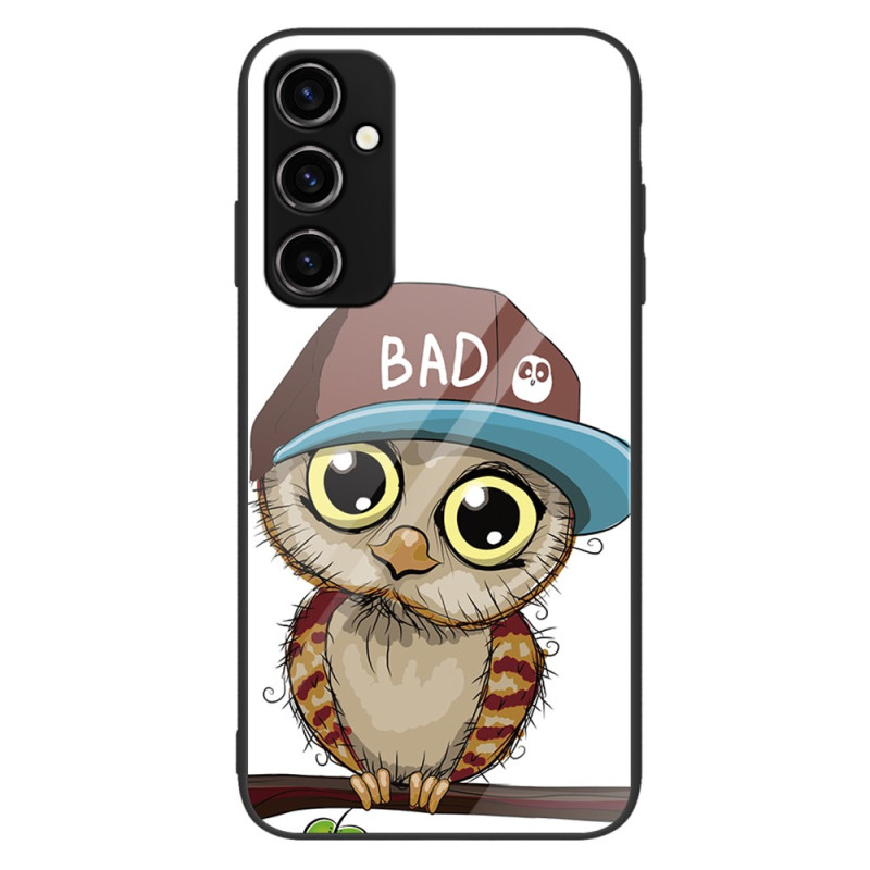 Samsung Galaxy A34 5G Custodia in vetro temperato Bad Owl
