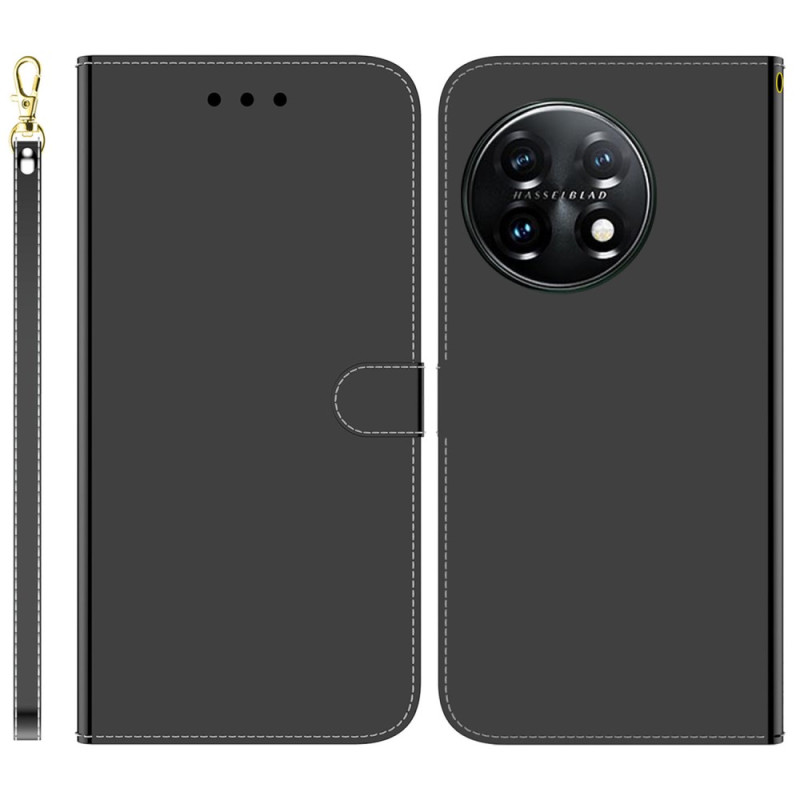Custodia OnePlus 11 5G con specchio e cinturino