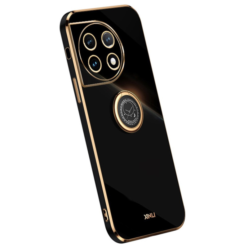 Custodia OnePlus 11 5G Gold Edge con anello di supporto